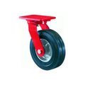 Hamilton Casters Hamilton® Cush-N-Flex Forged Swivel 8 x 2-1/2 Super-Flex Roller 500 Lb. Caster S-8528-SU